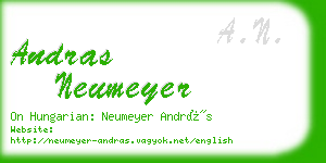 andras neumeyer business card